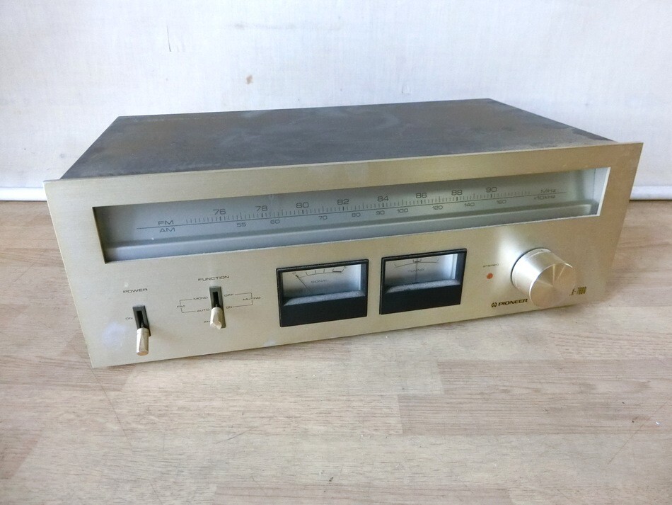 チューナー PIONEER STEREO TUNER TX-7600 通電のみ確認済み パイオニア オーディオ 【TT128】