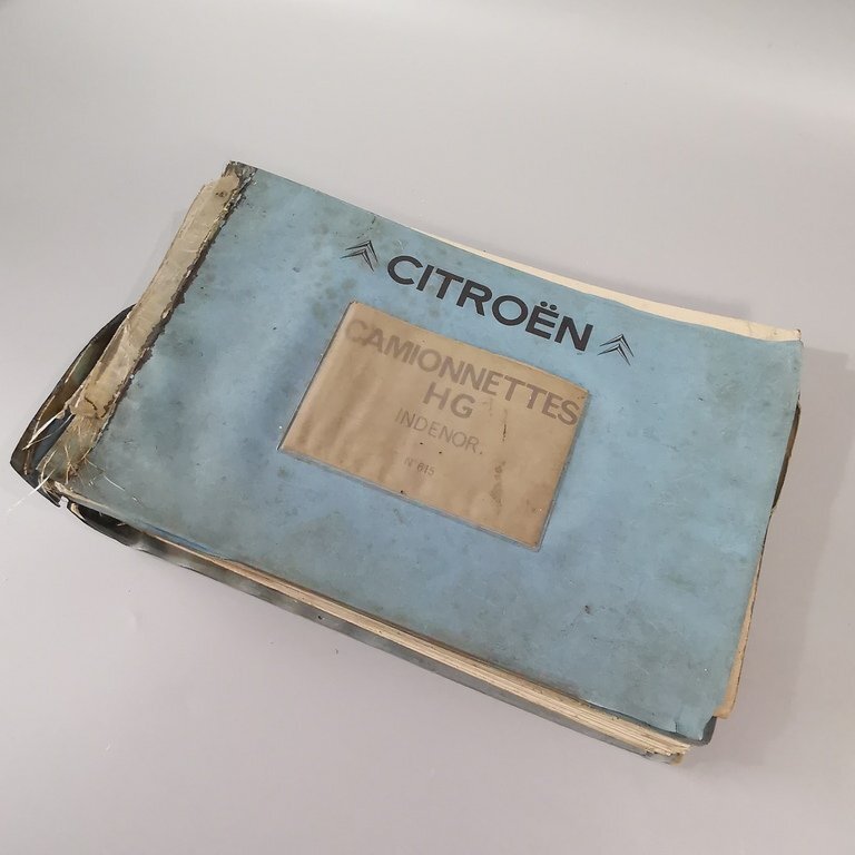 古書 当時物 パーツカタログ CTROEN TYPE H DIESEL パーツリスト カタログ Hバン Parts Catalog Spare Parts 1972発行 Z8730