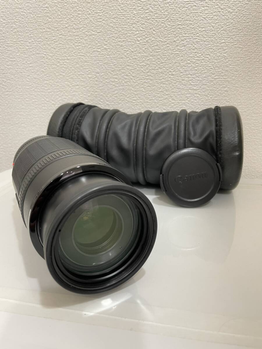 CANON ZOOM LENS EF 100-300mm 1:5.6 キャノン カメラ レンズ 望遠 入れ物 付き 2911