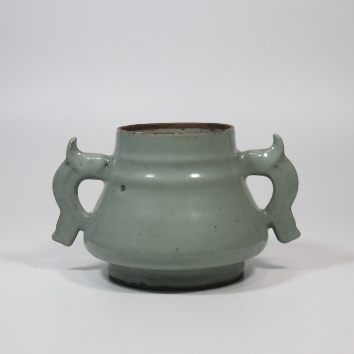 中国古美術 時代物 宋時代 官窯 青磁 香炉 古美術 唐物 古賞物 置物 古陶磁器 w8