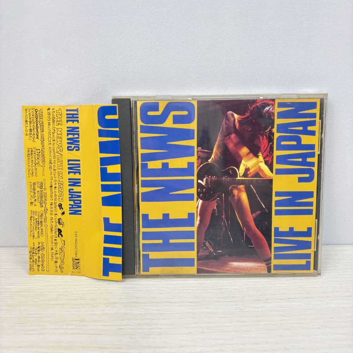 THE NEWS ザ・ニュース LIVE IN JAPAN EXP-ING2427084 帯付き 邦ロックガールズバンドCD 中古