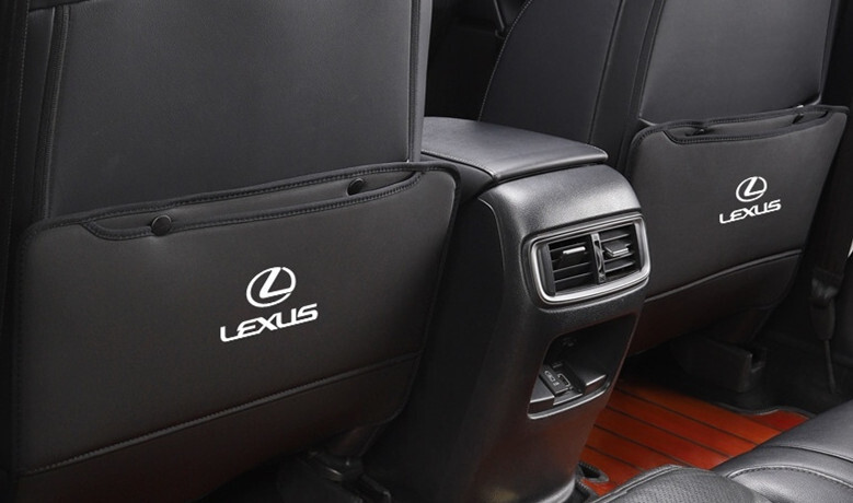 レクサス キックガード カバー ガード マット 2枚セット LEXUS IS LS RX NX CT LC RC GS LX UX ES ◆超特上即納◆ キックマット ブラック