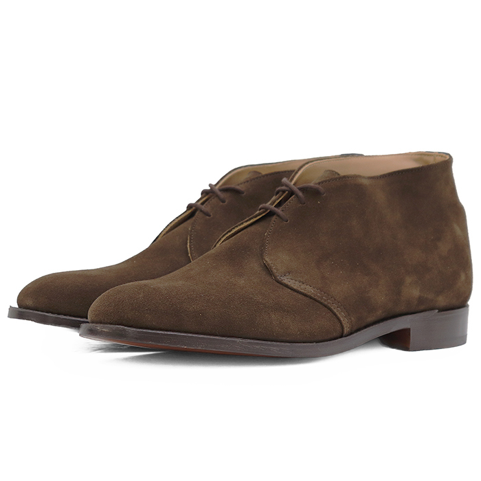 【極美品】Tricker's トリッカーズ チャッカブーツ サイズ UK10.5 メンズ Guildford スウェード シューズ 革靴 袋付属 茶色 英国製