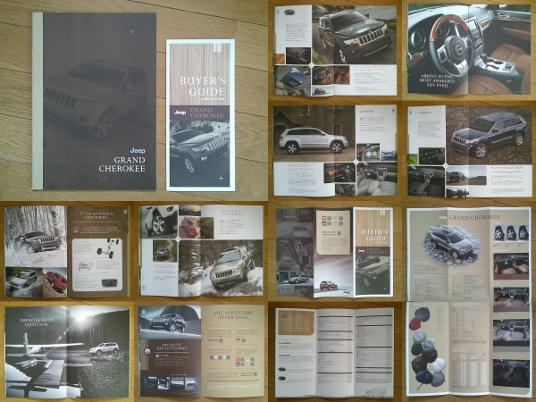 CHRYSLER Jeep Grand Cherokee (WK36/57型) カタログ 2012年 39ページ Buyer's Guide付 アメリカ クライスラージープ グランドチェロキー