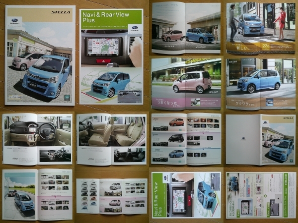 STELLA/STELLA CUSTOM ステラ/カスタム (LA100F/110F型初期) カタログ 2011年版 37ページ スバル 軽トールワゴン ※ダイハツ ムーヴ OEM車