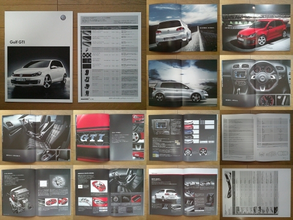 Volkswagen Golf GTI (1KCCZ型) カタログ 2013年版 26ページ アクセサリーカタログ付 ドイツ フォルクスワーゲン ゴルフ ホットハッチ