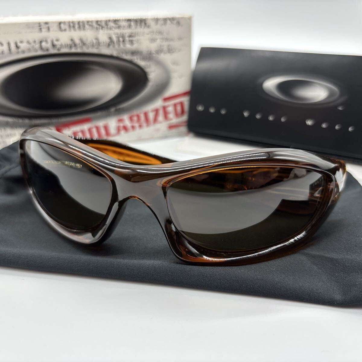 【超美品】OAKLEY オークリー MONSTER DOG モンスタードッグ サングラス 偏光レンズ