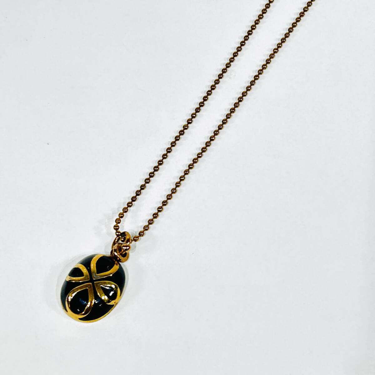 フォリフォリ Folli Follie ペンダントトップ ネックレス ゴールド×ブラック アクセサリー NC4094 i