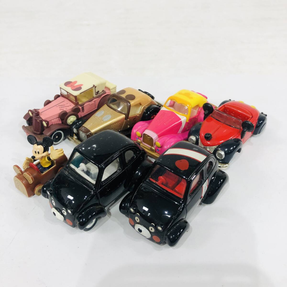 タカラトミー TOMICA トミカ 7台 まとめ ディズニーモータース ドリームスタークラシック ミニーマウス オーロラ くまモン 他 NC4210M