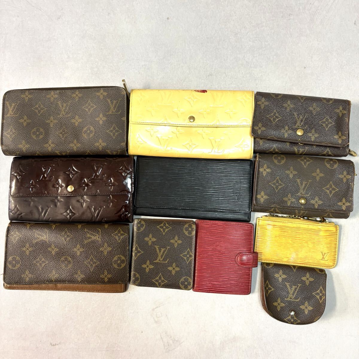 ③ ■ まとめ売り!! '豪華 11点セット LOUIS VUITTON ルイヴィトン モノグラム ダミエ エピ 長財布 二つ折り財布 ヴィンテージ 卸売り 