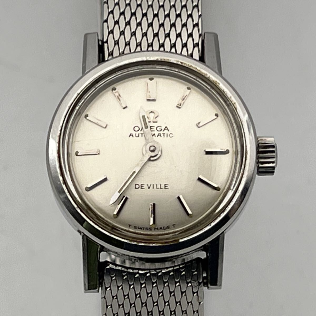 OMEGA AUTOMATIC DE VILLE SWISS MADE WATERPROOF オメガ デビル デ・ヴィル 自動巻き 2針 アンティーク レディース 動作品