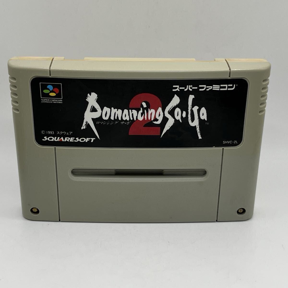 ロマンシング サ・ガ2 Romancing Sa・Ga2 1993 スクウェア 任天堂 スーパーファミコン SFC カセット 整備済 バックアップ電池交換済
