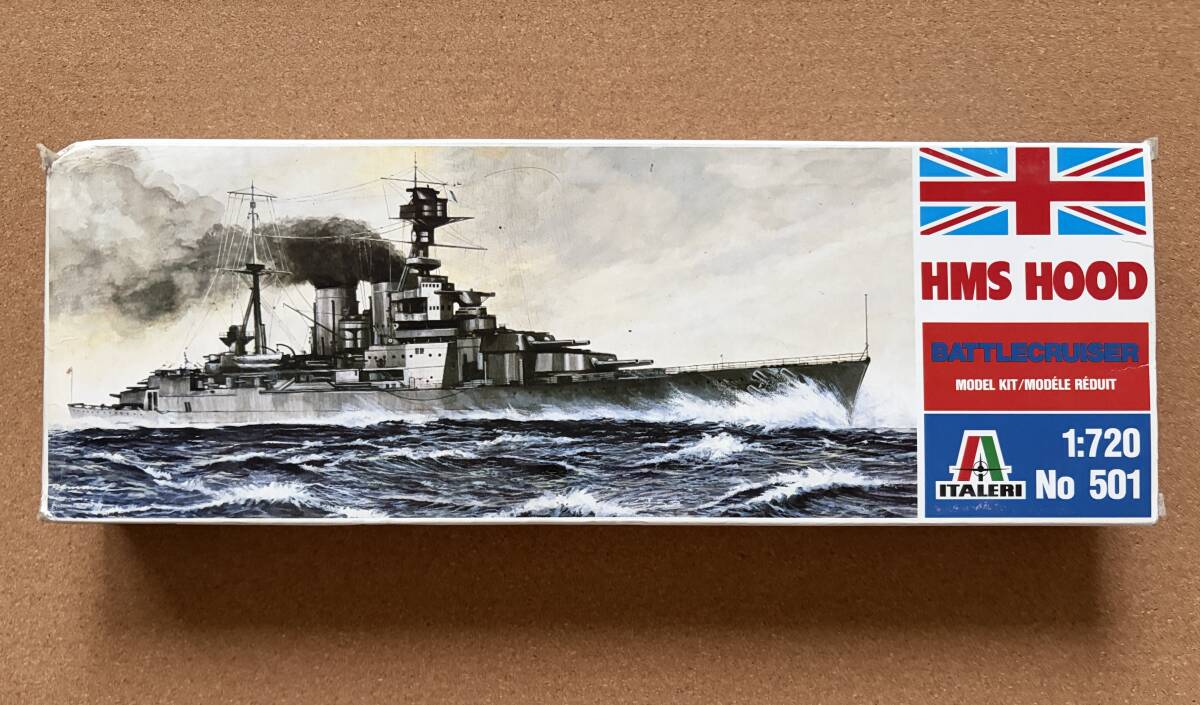 BATTLECRUISER 　1/720 　　HMS HOOD　　　未組み立て　　　送料450円〜