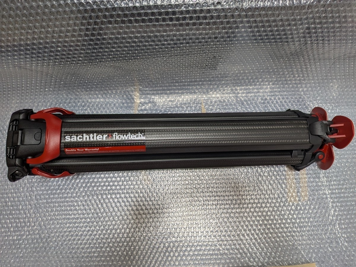 初期型新品未使用　flowtech　75mm Sachtler vinten sachtler カーボン ザハトラー　ビンテン　ヴィンテン　ザハトラー