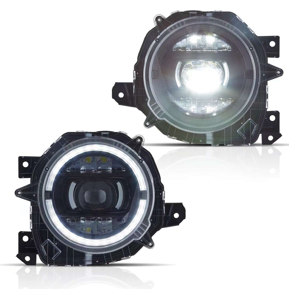 VLAND ジムニー JB64W ジムニーシエラ JB74W LEDプロジェクターヘッドライトユニット 左右 流れるウィンカー機能 オープニング切替可能