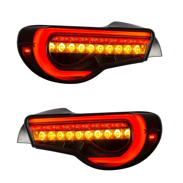 VLAND 流れるウィンカー スモーク 86 ハチロク BRZ LEDテールランプ 車検対応対策 LEDウィンカー BRZテール ZN6テールランプ(0287A-S)
