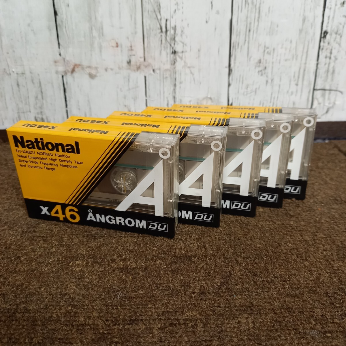 希少 National RT-X46DU カセットテープ ANGROM 5本セット 未開封