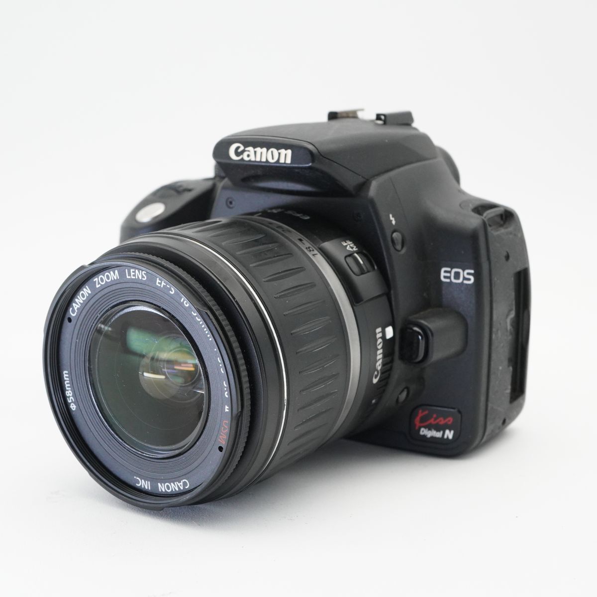 実用品 動作確認済 Canon キヤノン EOS KISS DIGITAL N EF-S 18-55mm F3.5-5.6 Ⅱ USM デジタル一眼レフカメラ #f22B3475