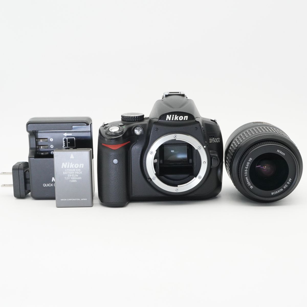 実用品 動作確認済 Nikon ニコン D5000 Nikon AF-S DX NIKKOR 18-55mm F3.5-5.6 G VR デジタル一眼レフカメラ #g91B3972