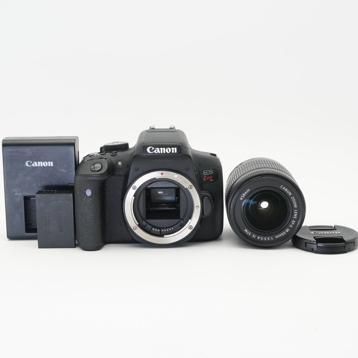 良品 動作確認済 Canon キヤノン EOS Kiss X8i STM レンズキット デジタル一眼レフカメラ #g283B3933