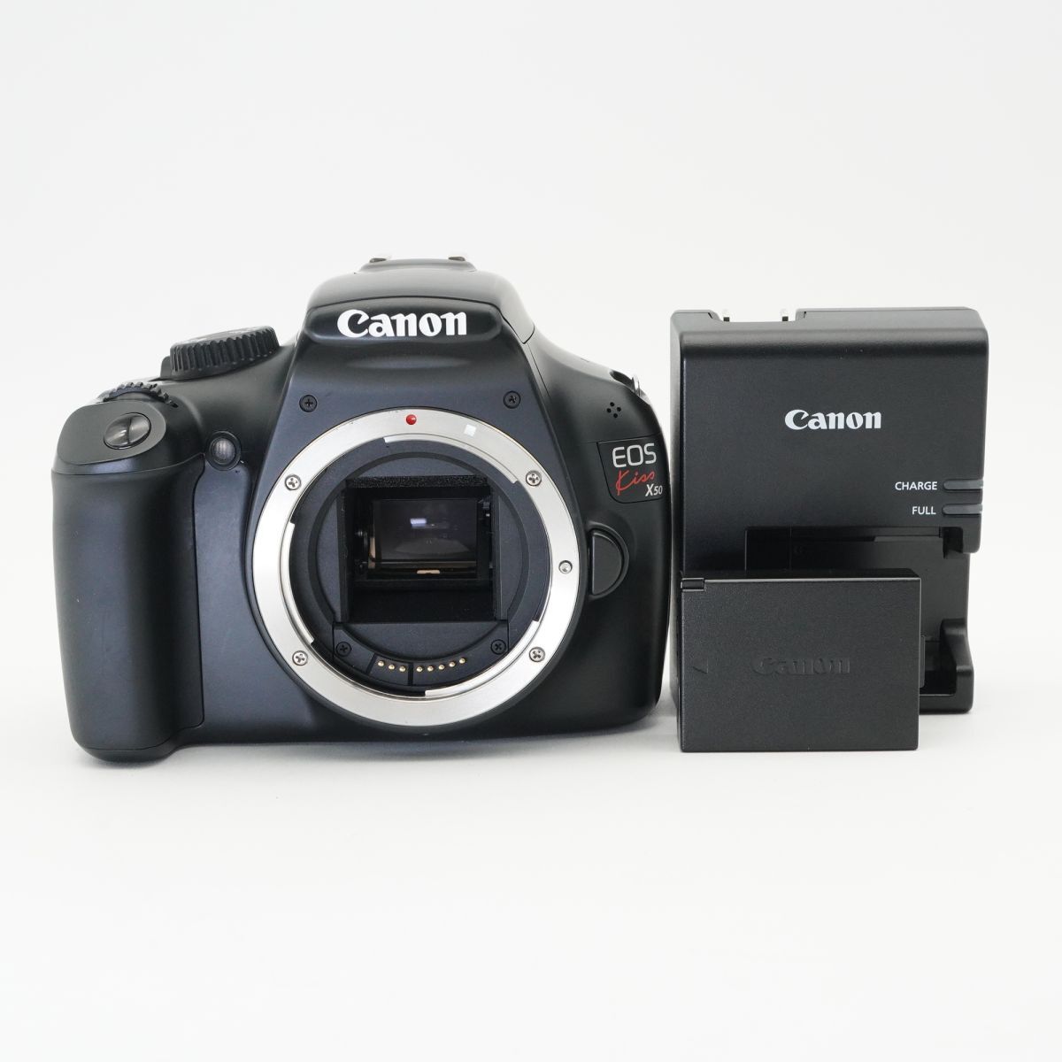 良品 動作確認済 Canon キヤノン EOS Kiss X50 デジタル一眼レフカメラ #g57B3973