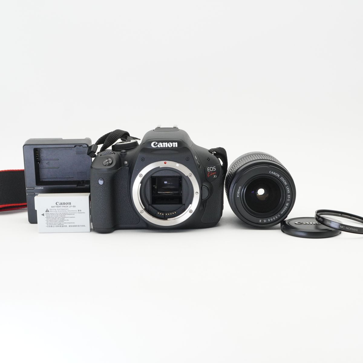 良品 動作確認済 Canon キヤノン EOS Kiss X5 レンズキット デジタル一眼レフカメラ #g137B4024