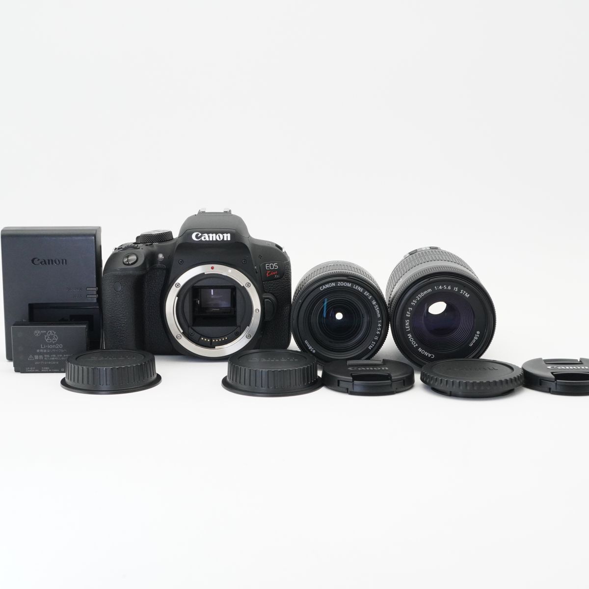 美品 動作確認済 Canon キャノン EOS Kiss X9i ダブルズームキット デジタル一眼レフカメラ #g452B3934