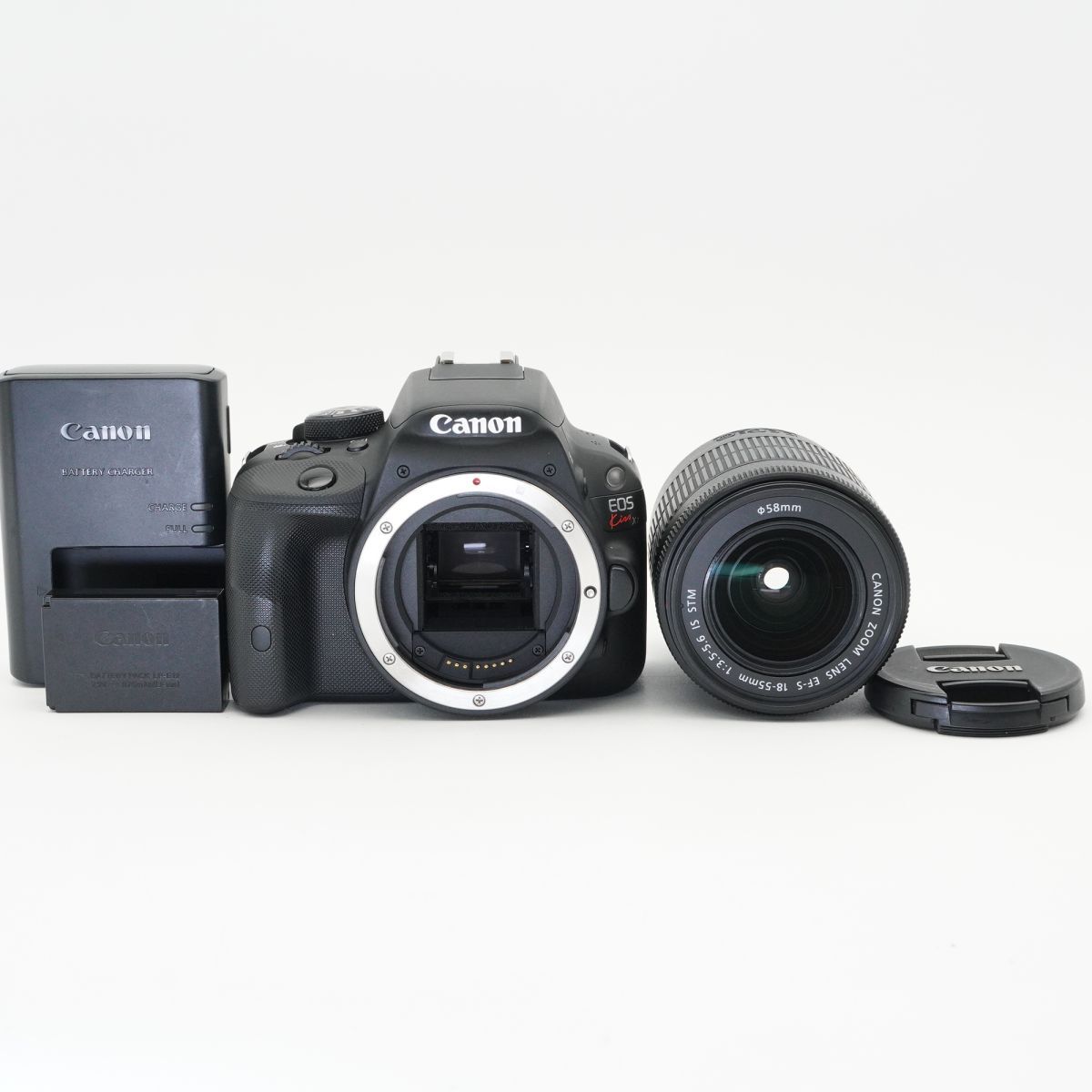 美品 動作確認済 Canon キヤノン EOS Kiss X7 レンズキット デジタル一眼レフカメラ #g169B3936