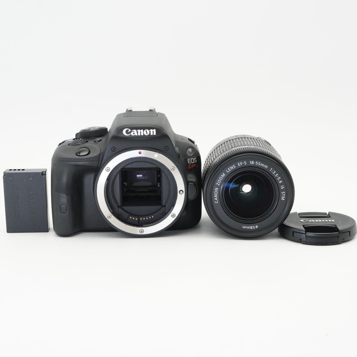 美品 動作確認済 Canon キヤノン EOS Kiss X7 レンズキット デジタル一眼レフカメラ #g169B3937