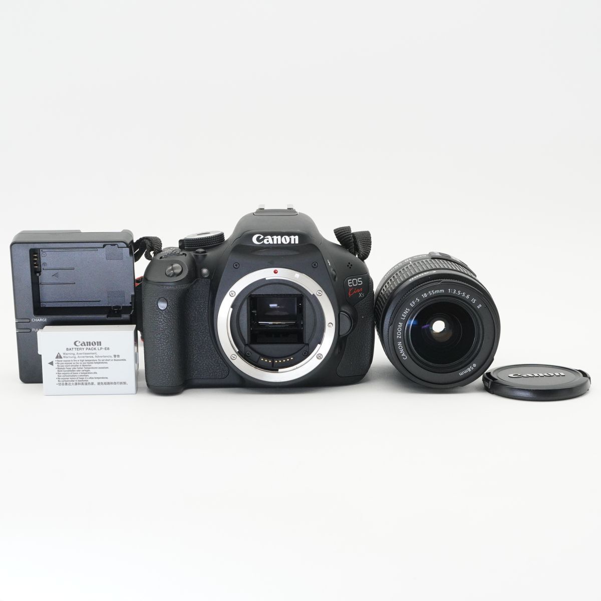 美品 動作確認済 Canon キヤノン EOS Kiss X5 レンズキット デジタル一眼レフカメラ #g148B3988
