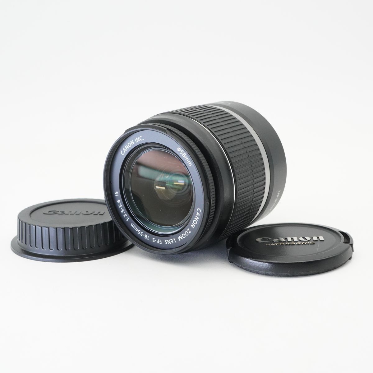 美品 動作確認済 Canon キヤノン ZOOM EF-S 18-55mm F3.5-5.6 IS 標準ズームレンズ #g22B4046