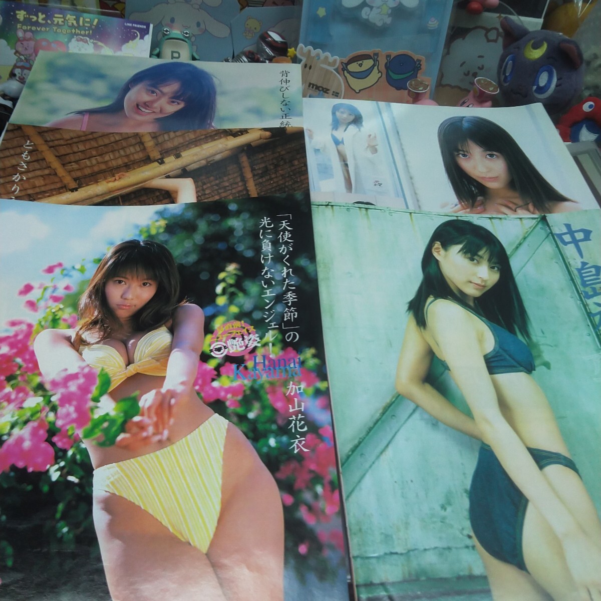 切り抜き　その⑦　中島礼香　2ページ　加山花衣　2ページ　ビビ　2ページ　山咲ひとみ　1ページ　　　　　　　　　　