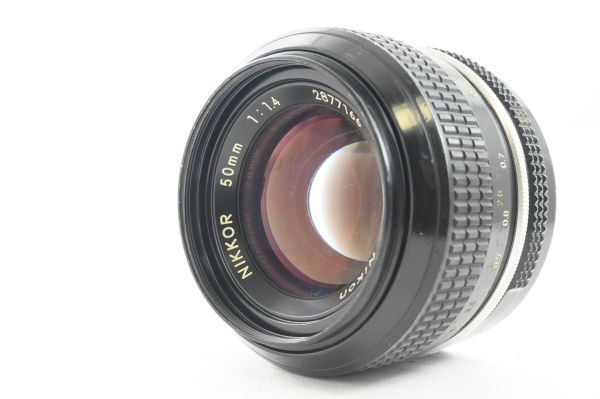 ★美品★NIKON ニコン NEW NIKKOR 50mm F1.4 清潔感ある綺麗な外観！クリアーな光学！0438