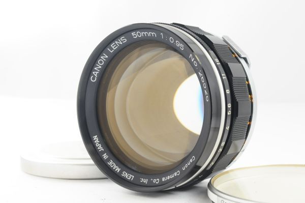 ★希少・極上美品★Canon キャノン Lens 50mm F0.95 使用感の少ない綺麗な外観！光学クモリなし！0659