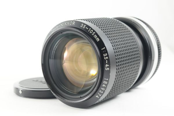 ★超美品★Nikon Ai-S Zoom-NIKKOR 35-105mm F3.5-4.5 使用感の少ない綺麗な外観！クリアーな光学！0753