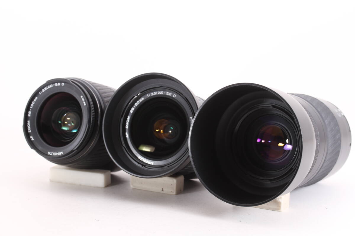 【3コセット】 ミノルタ Minolta AF Zoom macro ZOOM #YL0148