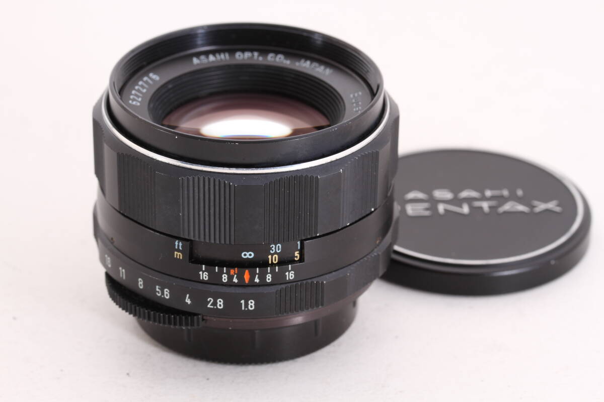 【良品】ペンタックス Asahi Super-Takumar 55mm F1.8 M42マウント レンズ 627276 #YL0165