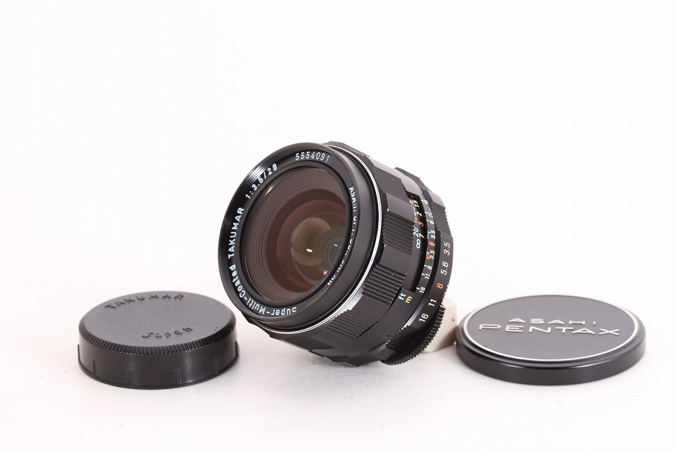 【美品】ペンタックス Asahi Super-Takumar 28mm F3.5 M42マウント レンズ 5554091 #YL0162