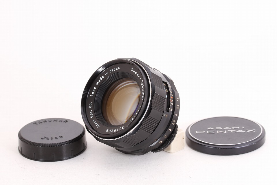 【良品】ペンタックス Pentax Asahi Super-Takumar 55mm F1.8 M42マウント レンズ 3019909 #YL0164