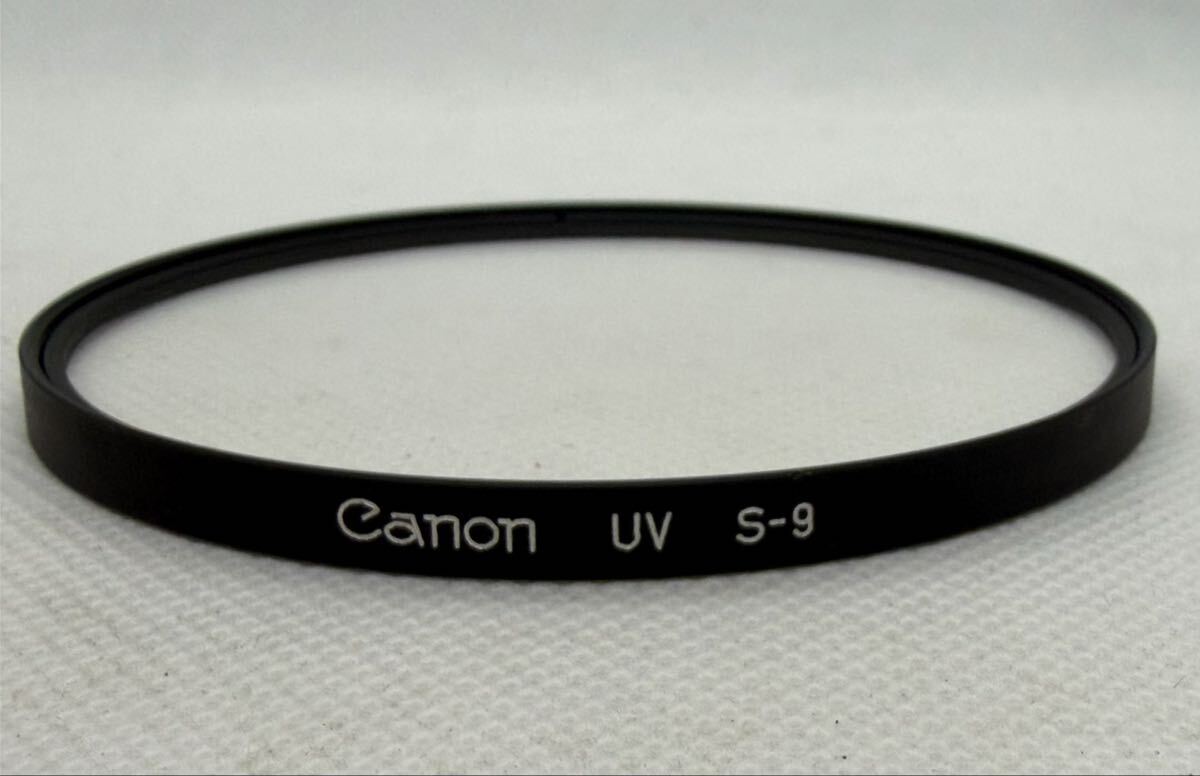 キヤノン★UV シリーズ9フィルター 黒枠★FL19mm F3.5R等に