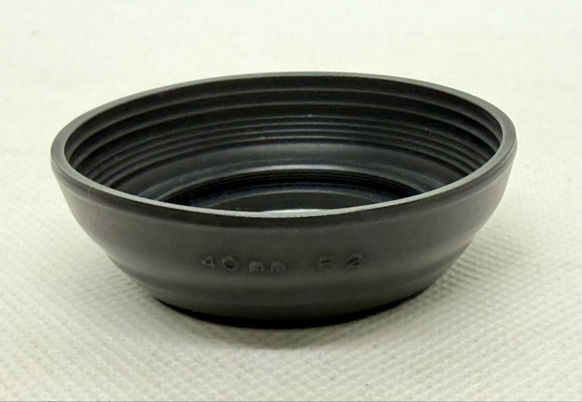 ミノルタ★M-ロッコール 40mm F2用 ラバーレンズフード