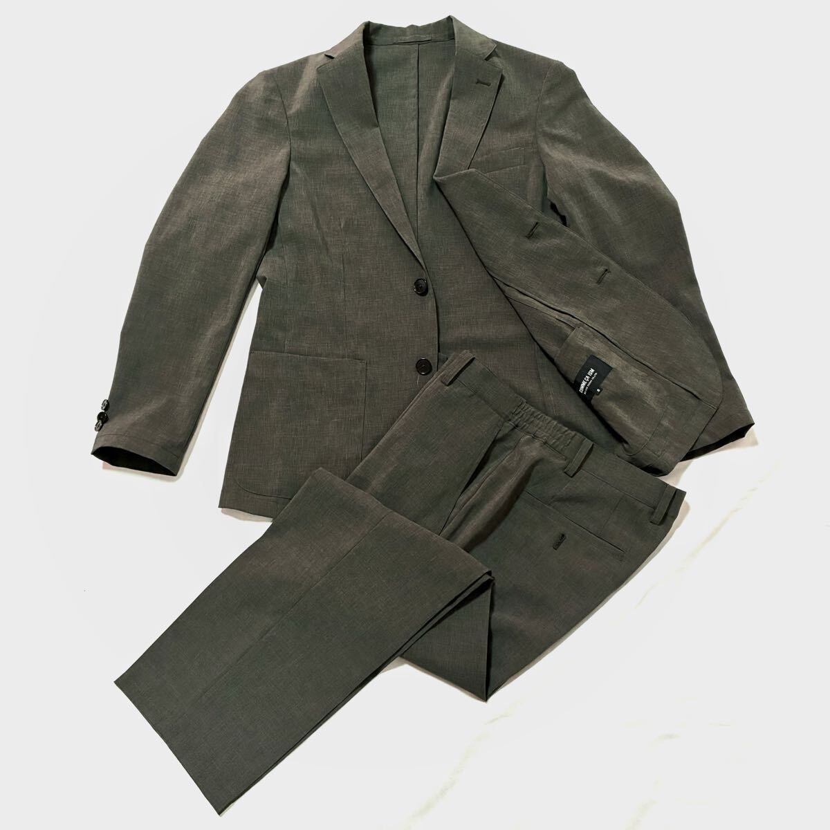 COMME CA ISM コムサイズム　薄手カジュアルスーツ　セットアップ