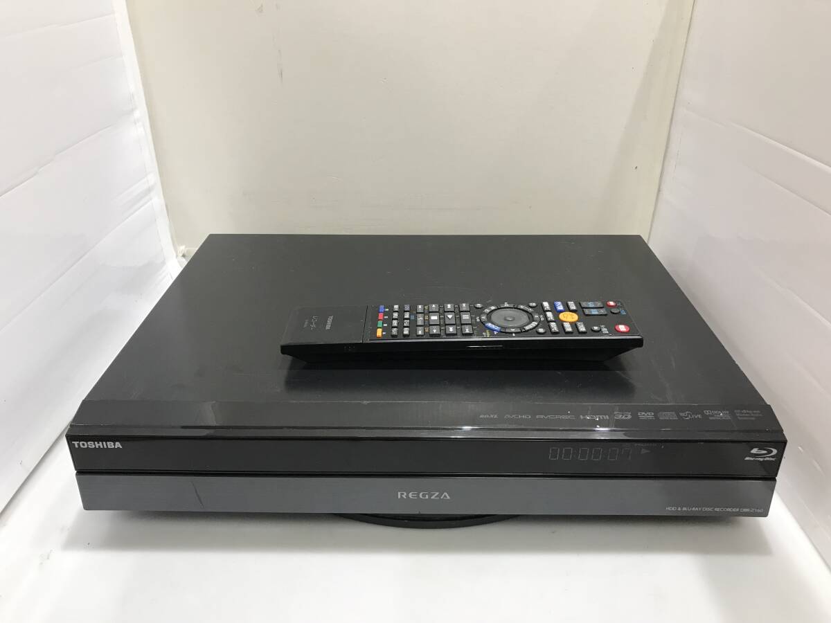 東芝 BD /HDDレコーダー DBR-Z160 リモコン付　中古品R1422