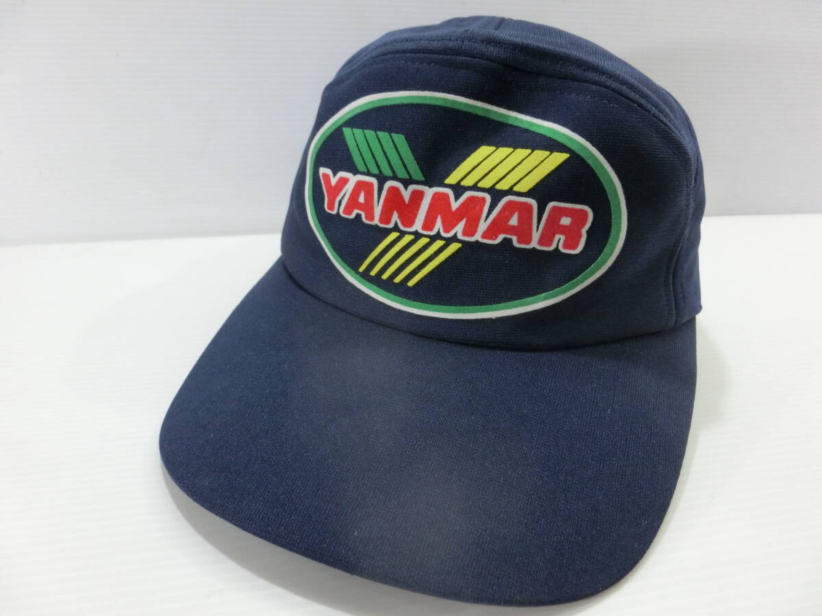 レア/非売品/ヤンマー YANMAR◆キャップ.帽子/紺.ネイビー/農業.企業物