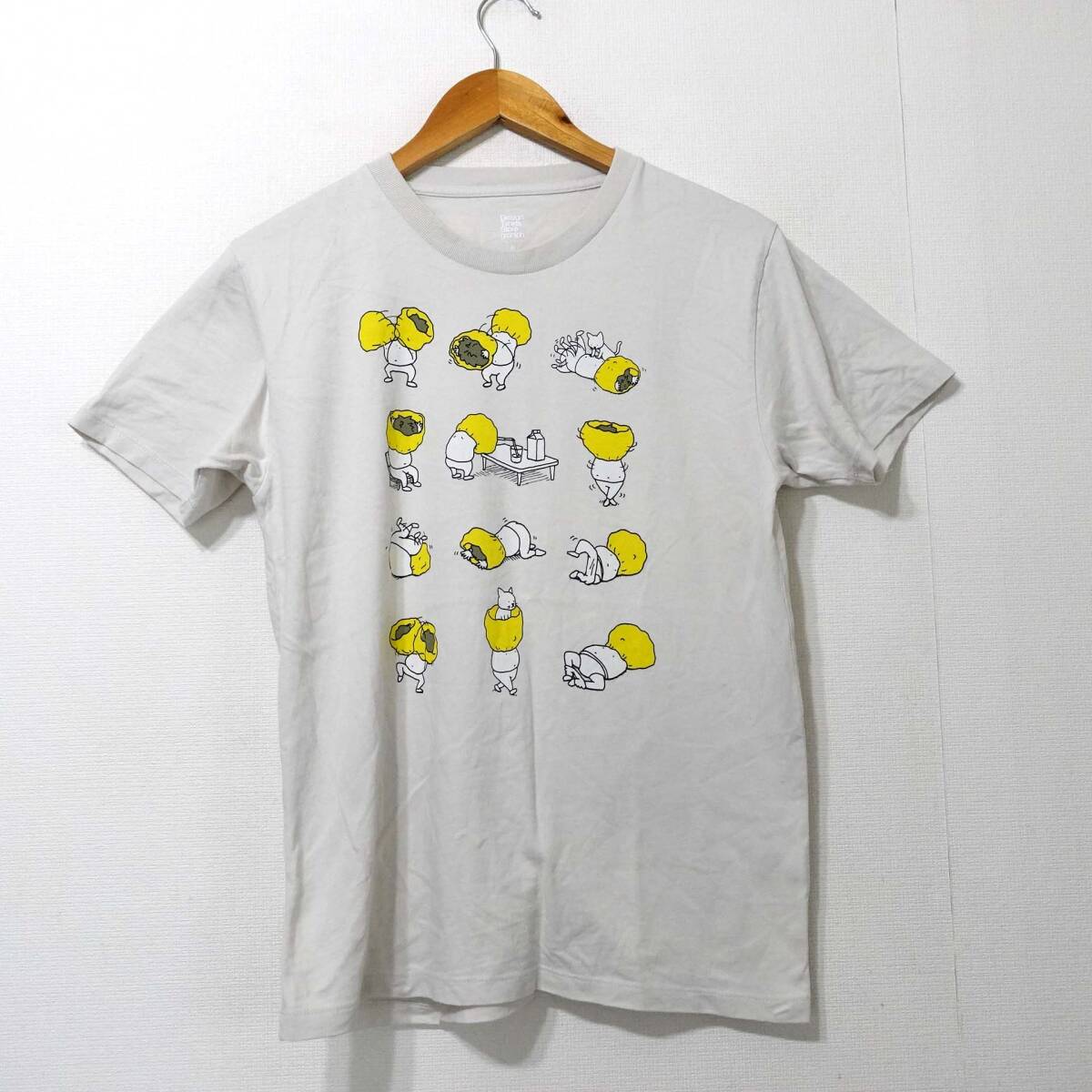 【送料無料】グラニフTシャツ　ヨシタケシンスケ　/Mサイズ　イラスト　Design Tshirts Store graniph　良品
