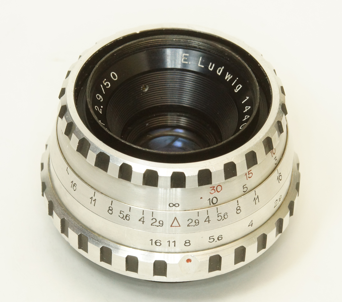 ドイツ製 E. Ludwig Meritar 2.9/50 Exakta 14N-987 ゼブラ 後期型 Triplet