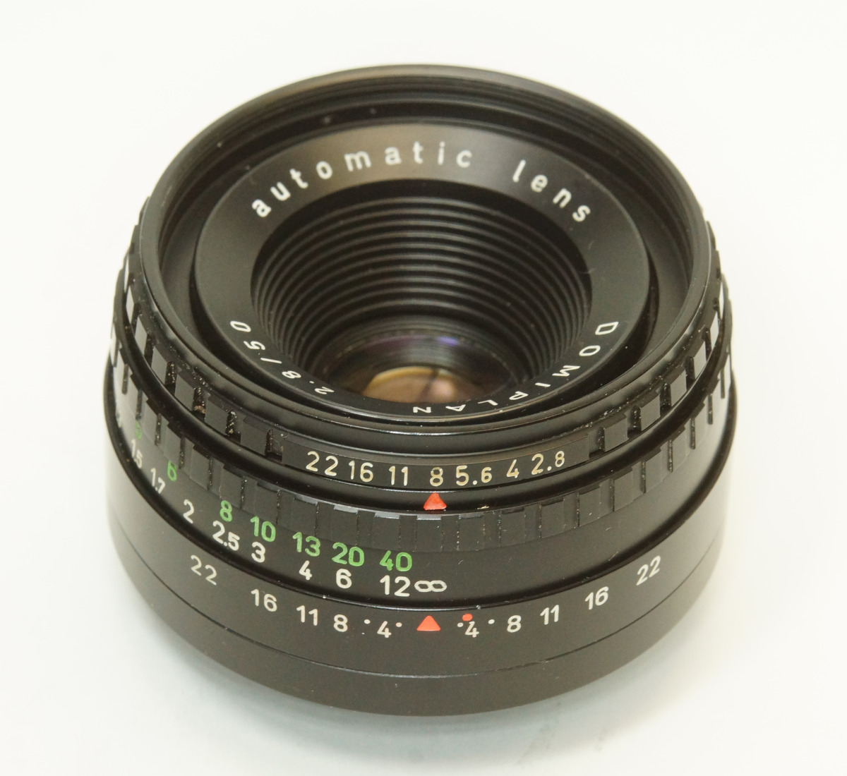 ドイツ製 Meyer-Optik Domiplan 2.8/50 ブラック M42 299NB-545 ドミプラン Triplet