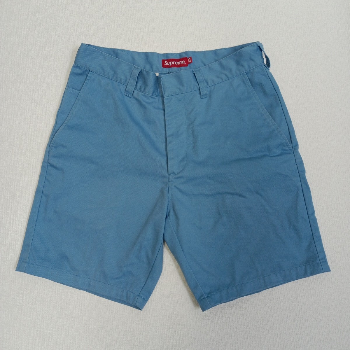 y070108fk Supreme シュプリーム work short Dusty blue 30