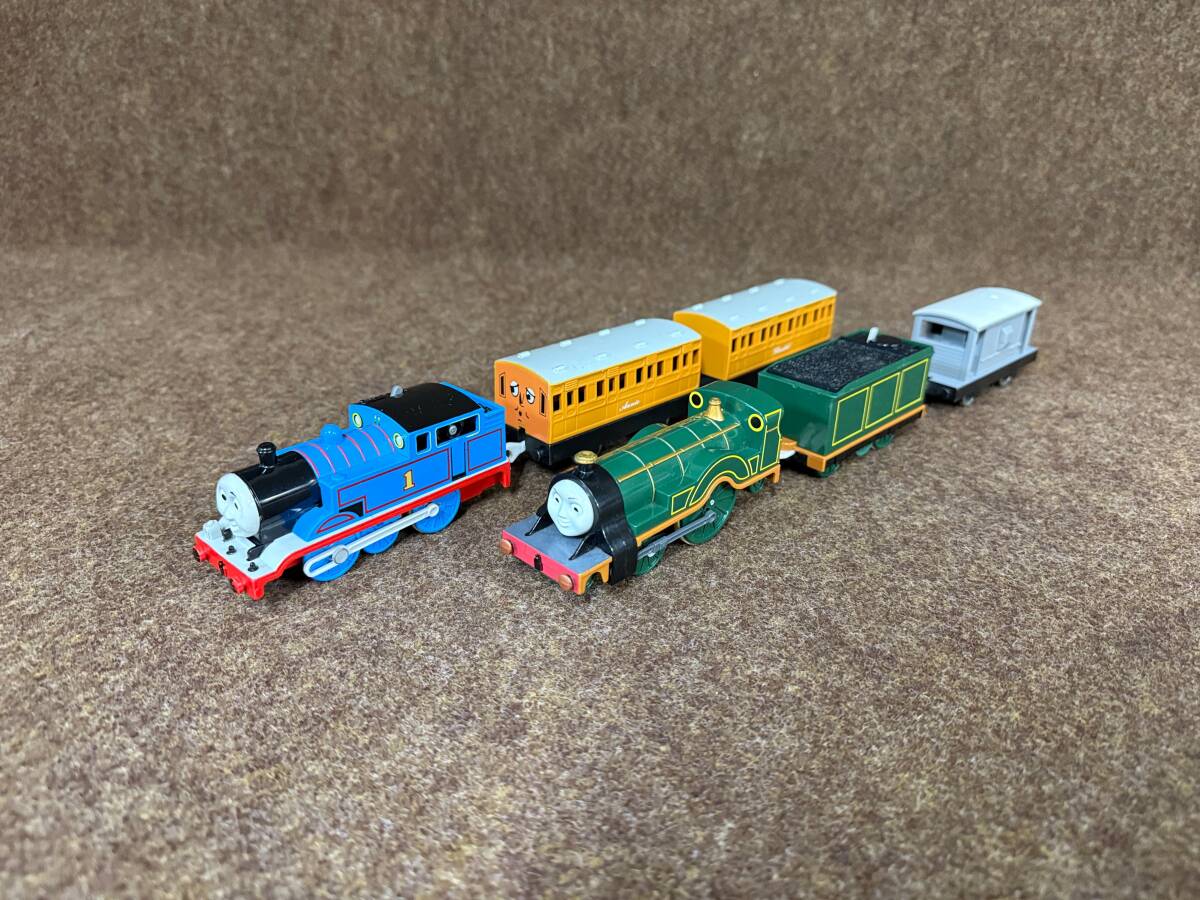 60 葉／プラレール 限定 きかんしゃトーマス エミリー 客車 アニー クララベル ブレーキ車 2002 2004 タカラトミー TOMY