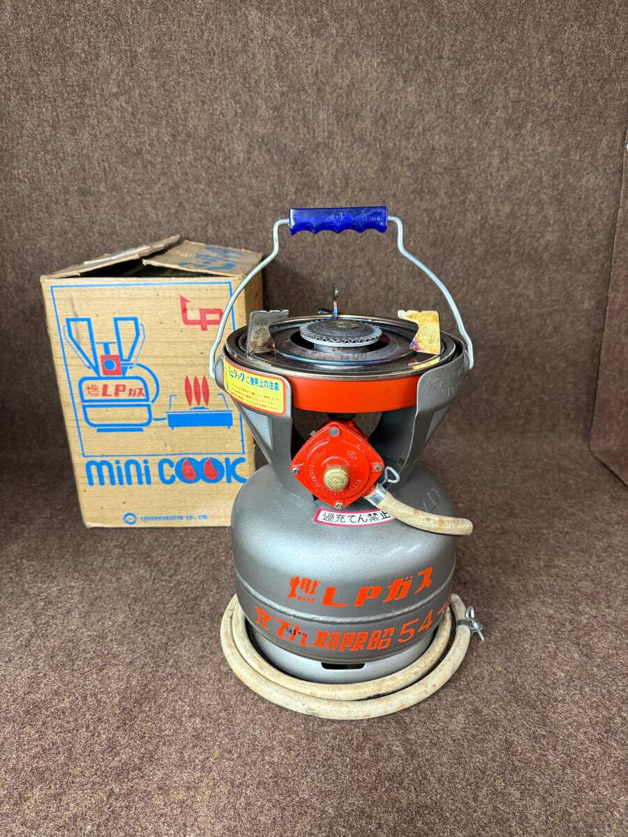 100 1F／ミニクック ガスボンベ 一口コンロ LPガス キャンプ キッチンカー 屋外 BBQ ソロ 持ち運び ガスコンロ 業務用